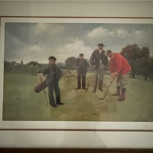 William Pimm limited edition art “Putting” 433/500